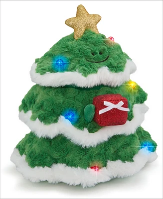 Geoffrey's Toy Box Star Brights 12" Led Light-Up Plush Christmas Tree Toy, Created for Macy's