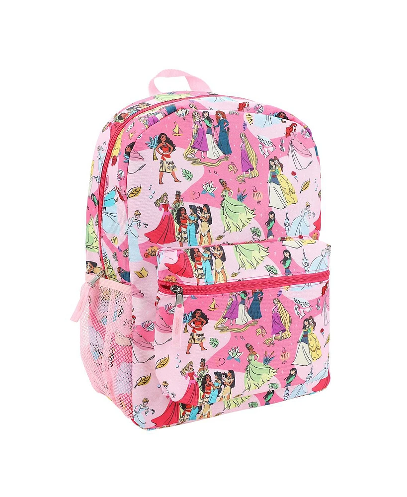 Disney Princesses 16” Heat Transfer Youth Backpack