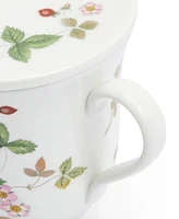 Wild Strawberry Lidded Mug