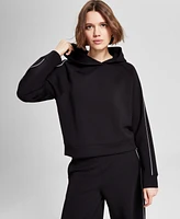 And Now This Women's Piping-Trim Pullover Hoodie, Exclusively at Macy's