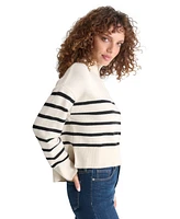 Dkny Jeans Women's Half-Zip Mock-Neck Sweater