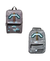 Minecraft and Franchise 2-Pack Backpack and Lunch Bag Set