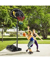 Gouun 4.25-10 Feet Portable Adjustable Basketball Goal Hoop System