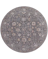 Feizy Thackery 39D2F 5'6''x5'6'' Round Area Rug