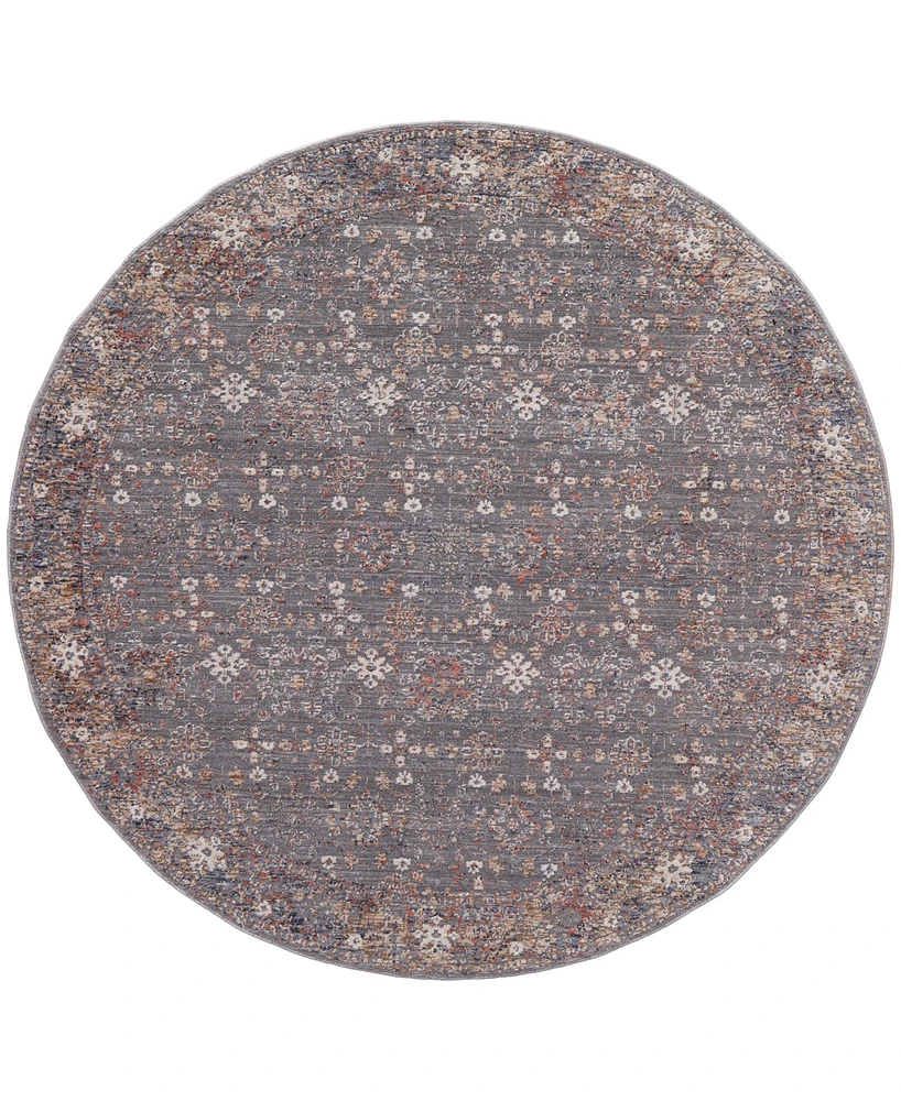 Feizy Thackery 39CYF 5'6''x5'6'' Round Area Rug