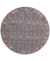 Feizy Thackery 39CYF 5'6''x5'6'' Round Area Rug