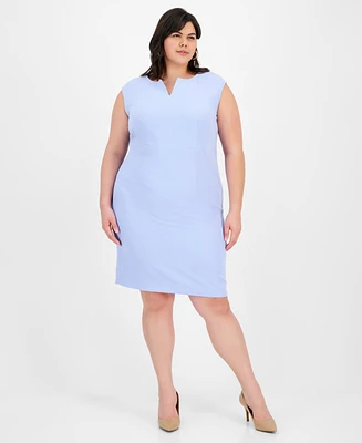 Kasper Plus Size Sleeveless Sheath Dress