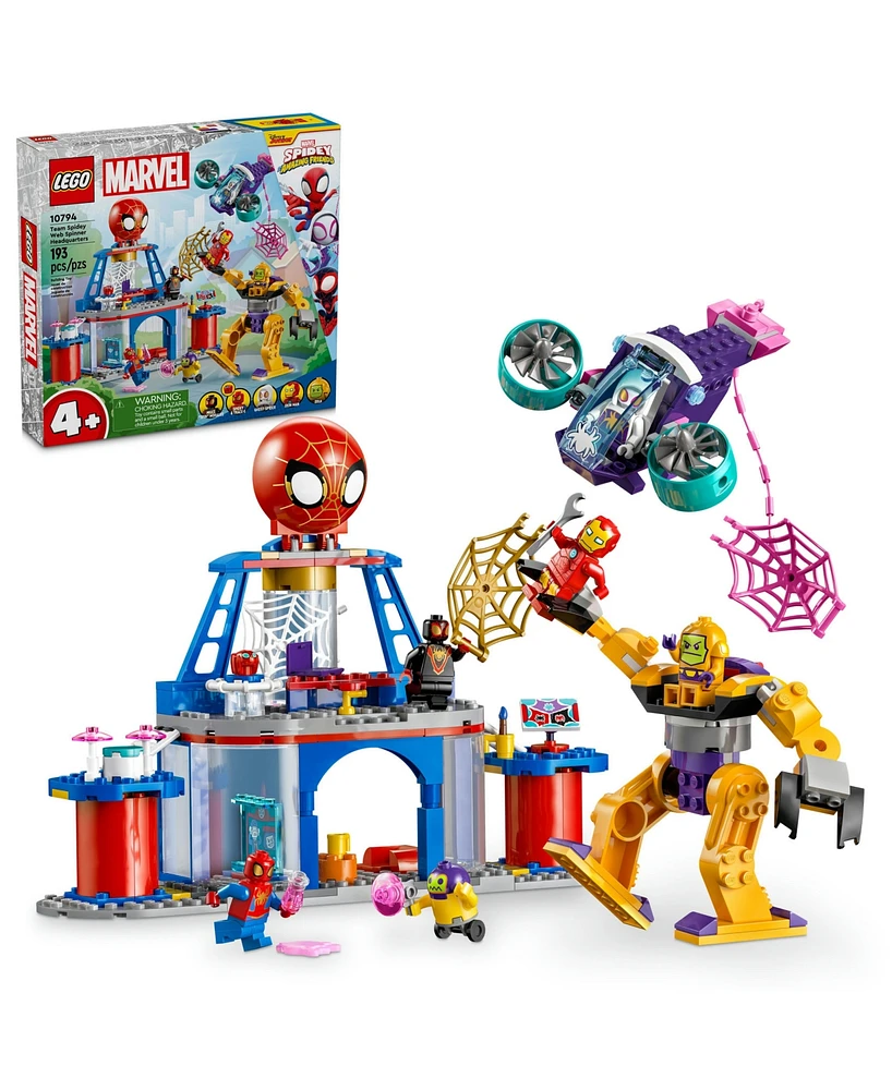 Lego 4+ Team Spidey Web Spinner Headquarters 10794