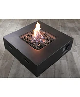 Mondawe Fiber Reinforced Concrete Propane/Natural Gas Fire Pit table