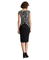 Tadashi Shoji Women's Kiran Floral Embroidered Cocktail Dress