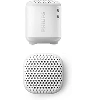 Philips Portable Bluetooth Speaker, IPX7 Water-Resistant, Compact Design, Built-in Microphone
