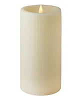 Seasonal Fine Ribbed Motion Flameless Candle