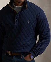 Polo Ralph Lauren Men's Big & Tall Quilted Double-Knit Pullover