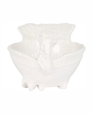 Vietri Pietra Tacchino Figural Deep Serving Bowl