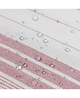 Awesome Home Horizontal Beach Stripe Water Repellent Shower Curtain ,72"X72"