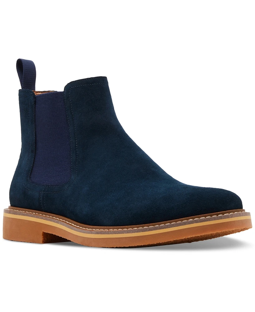 Steve Madden Men's Persee Suede Chelsea Boot