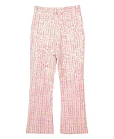 Stella 88 Big Girls Sequin Tweed Flare Pant