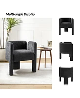 Hulala Home Eugen Modern Dining Chair with Three-Legged Design