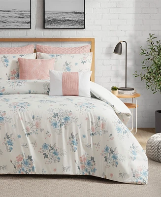 Lucky Brand Clarie Floral 7-Pc. Comforter Set, King