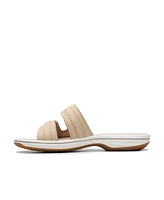 Clarks Women's Cloudsteppers Breeze Piper Comfort Slide Sandals