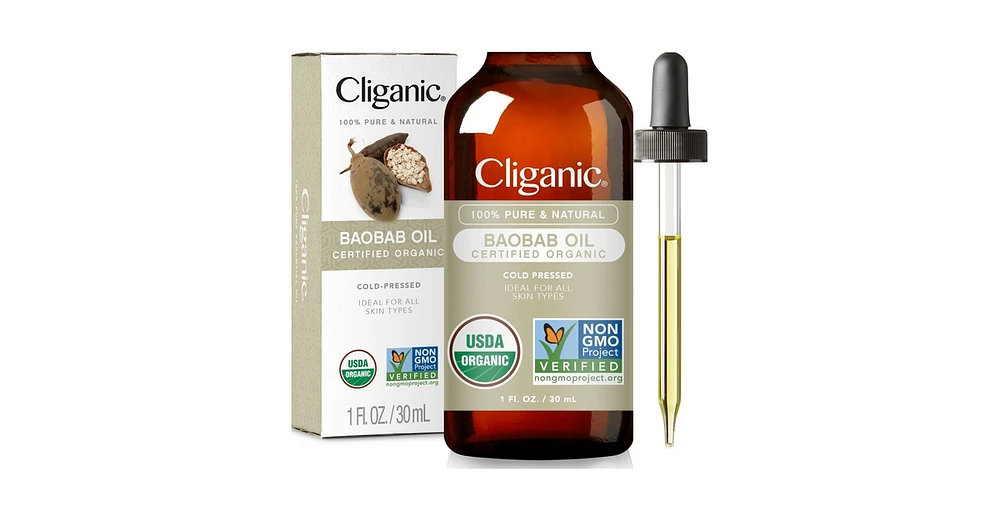 Cliganic Organic Baobab Oil, 1oz