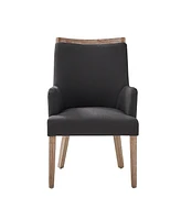 Egmont Farmhouse Dining Chair with Solid Wood Legs