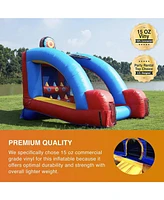 JumpOrange Knock It Off Archery Target Game Inflatable with Air Blower (Accessories Not Included) , Kids and Adults, Commercial Grade, Rental Game, Kn