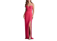 Tadashi Shoji Bia Spaghetti Strap Gown