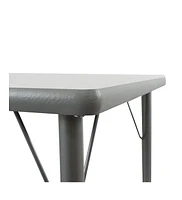 Bintiva Whiteboard Activity Table Gray Edge