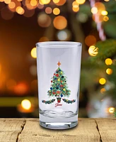 Fiesta Christmas Tree Juice Glass, Set of 4