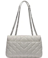 Karl Lagerfeld Paris Lafayette Small Quilted Leather Convertible Shoulder Bag