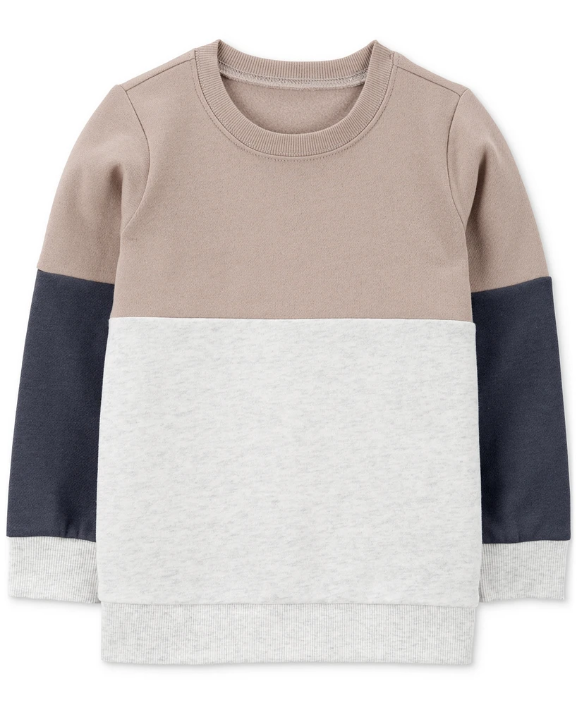 Carter's Toddler Boys Fleece Colorblocked Sweatshirt