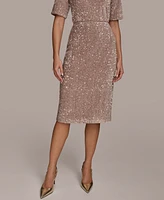 Donna Karan New York Women's Sequined Pencil Skirt