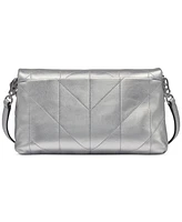 Karl Lagerfeld Paris Lavande Leather Crossbody