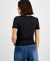 And Now This Petite Short-Sleeve Crewneck Top, Exclusively at Macy's