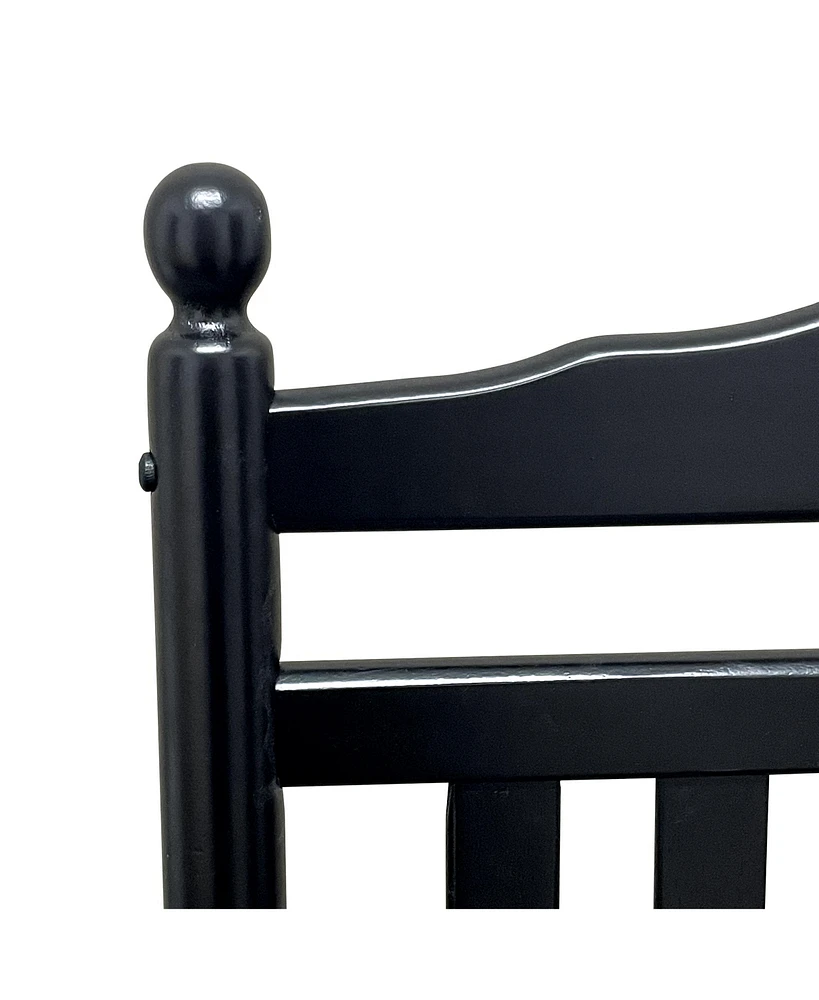 Slickblue Adult Rocking Chair for Balcony or Porch, Comfortable Outdoor Seating Relaxation