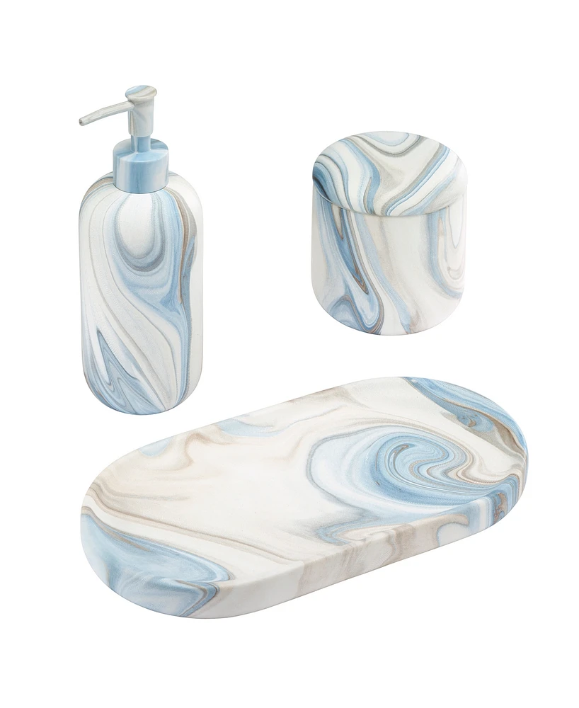 Avanti Waves Ceramic 3-Pc. Bath Vanity Set