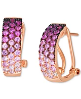 Le Vian Pink Sapphire (1-1/4 ct. t.w.) Ombre Earrings in 14k Strawberry Gold