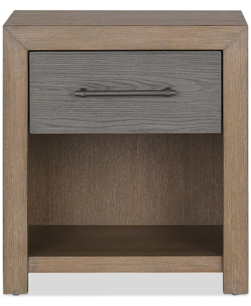 Portmore 1-Drawer Nightstand (with soft close drawers), Created for Macy's