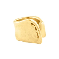 UNOde50 Crevice Clad Metal Ring