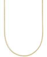 Macy's Diamond Cut Snake Chain 18" Necklace (3mm) in 10k Yellow Gold