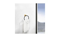 Slickblue Bathroom Hardware Set with Towel Bars, Hooks, and Toilet Paper Holder