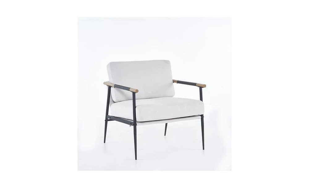 Slickblue Modern Chic Accent Chair with Metal Frame - Stylish Seating for Any Space