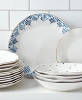 Lenox Blue Bay 12 Pc. Dinnerware Set, Service for 4