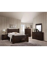 Streamdale Furniture Queen Bed In Mahogany