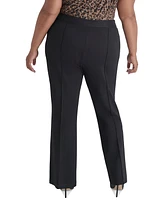 Dkny Plus Ponte Wide-Leg Pants