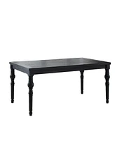 Streamdale Furniture Urban Style Dining Table, Black