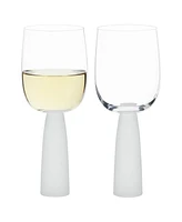 Anton Studio Designs Oslo Wine Glasses Frost, Set of 2