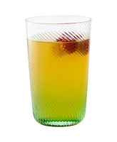 Anton Studio Designs Swirl Highball Tumblers, Set of 4