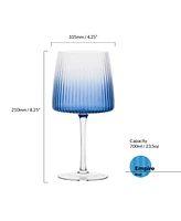 Anton Studio Designs Empire Blue Gin Glasses, Set of 2